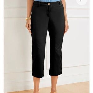 Talbots Perfect Skimmer is Women's Black Cropped Pants